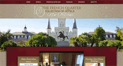 Desktop Screenshot of frenchquarterhotels.com